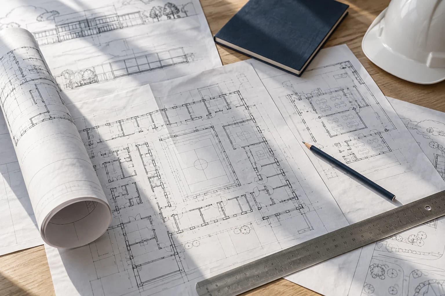 Illustrative plans and construction coordination materials